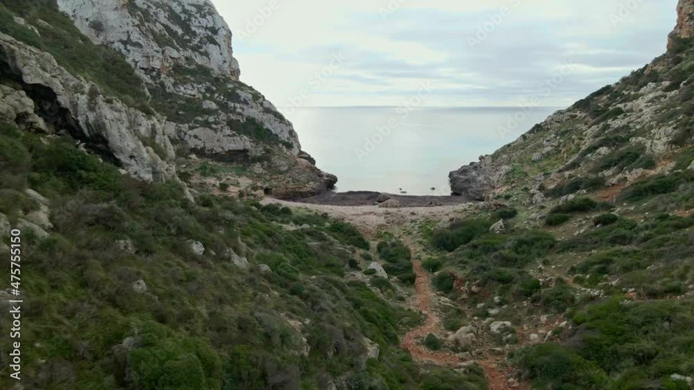 Cala llucalari menorca drone Cala llucalari menorca drone