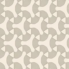Deken met foto 3D patronen Abstract geometrisch motief in aardetinten  © Zebra Finch