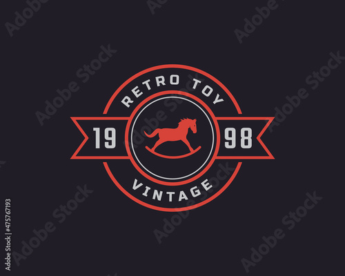 Classic Vintage Retro Label Badge Toys and Souvenir Logo Design Inspiration