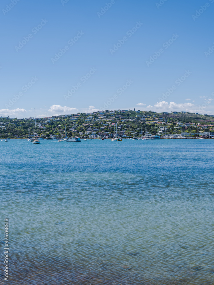 Knysna town from Thesen Island from water level