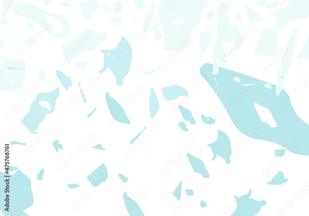 Terrazzo modern abstract template. Blue texture Terrazzo modern abstract template. Blue texture