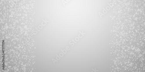 Beautiful glowing snow Christmas background. Subtl