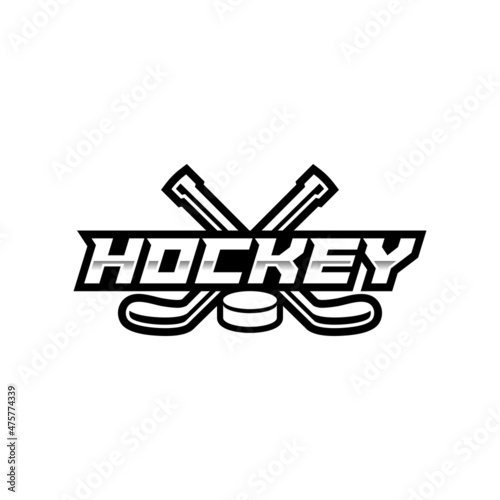 Hockey Sport Team Badge logo design inspiration