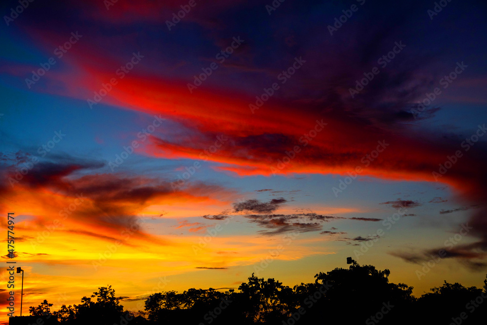 Atardecer en el caribe