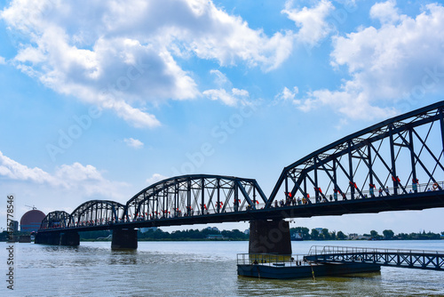 Site of Yalu River Bridge in Dandong, China © 欣谏