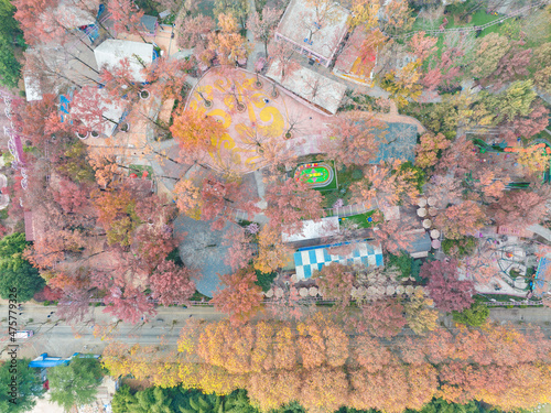 Hubei Wuhan East Lake Scenic Area Late Autumn Scenery © Hao
