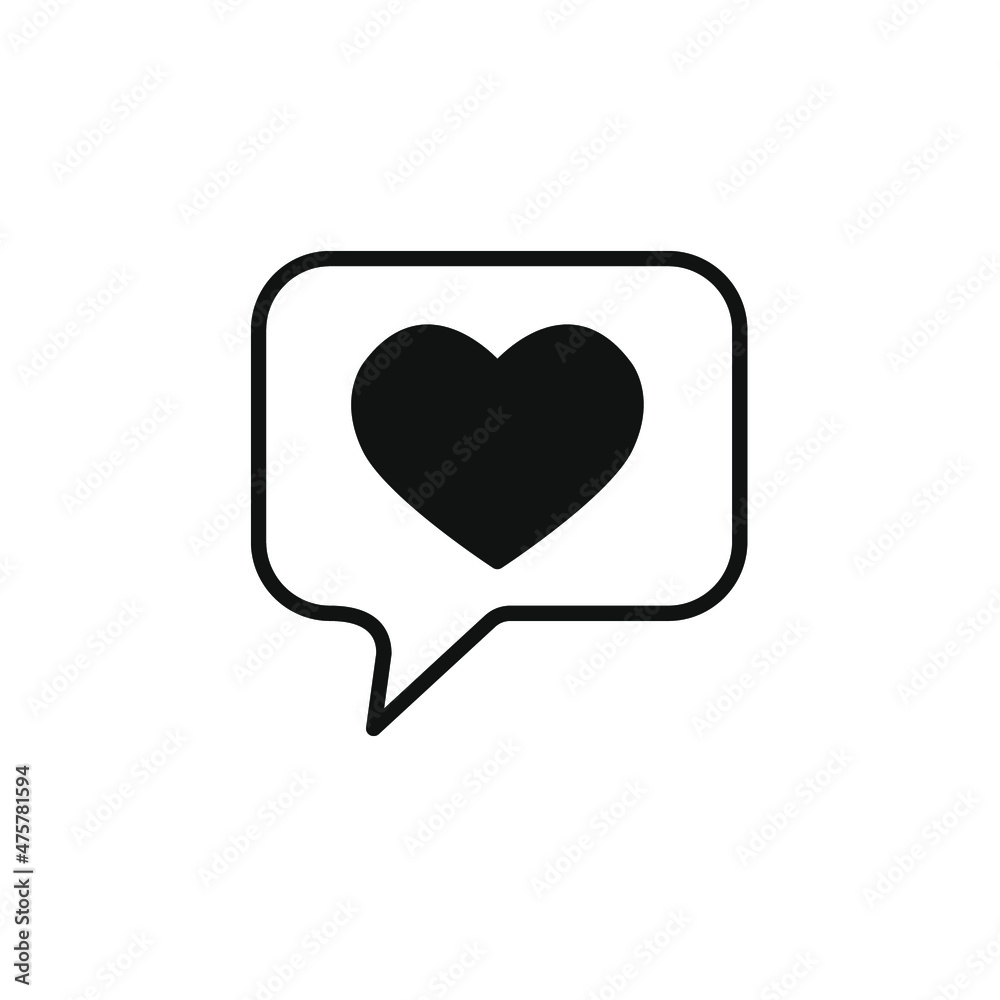 heart notifications icons symbol vector elements for infographic web heart notifications icons symbol vector elements for infographic web