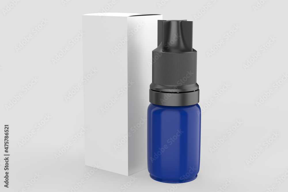 10ml Dropper Bottle Mockup isolated on white background 10ml Dropper Bottle Mockup isolated on white background