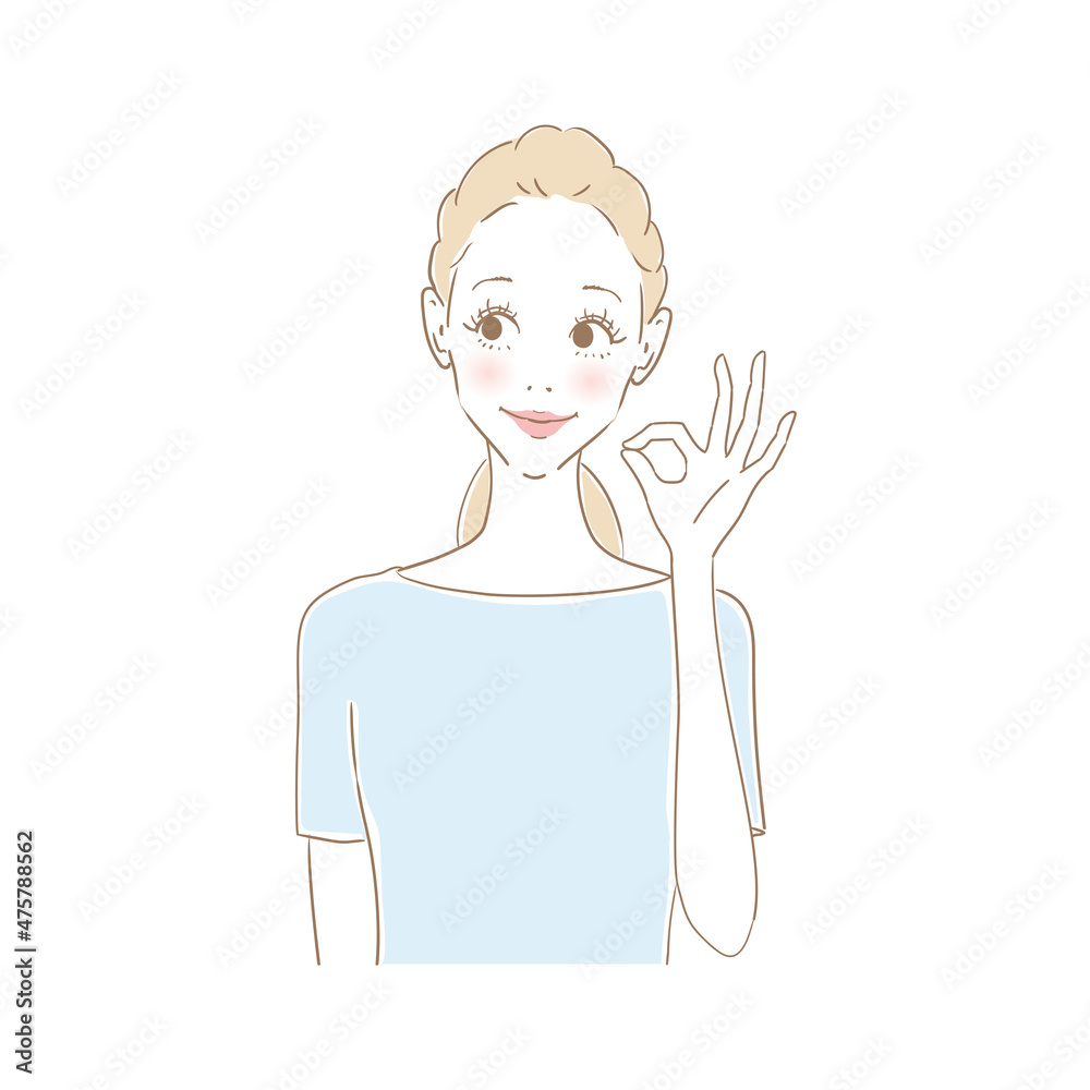 女性表情 OK 女性表情 OK