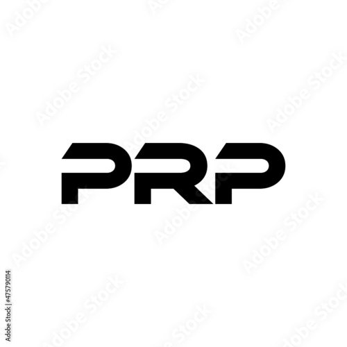 PRP letter logo design with white background in illustrator, vector logo modern alphabet font overlap style. calligraphy designs for logo, Poster, Invitation, etc. 