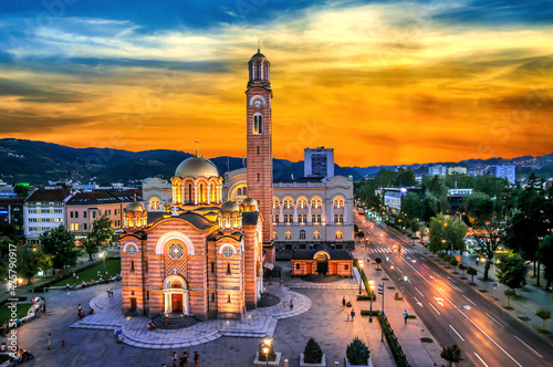 Cathedral of Christ the Saviour in Banja Luka, Republika Srpska, Bosnia and Herzegovina photo