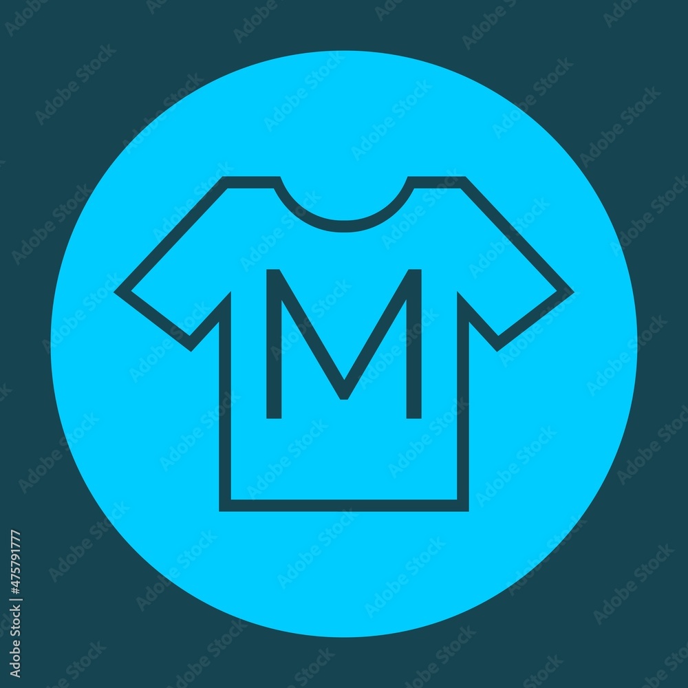 t-shirt icon with m alphabet vector design template. laundry alphabet icon. t-shirt icon with m alphabet vector design template. laundry alphabet icon.