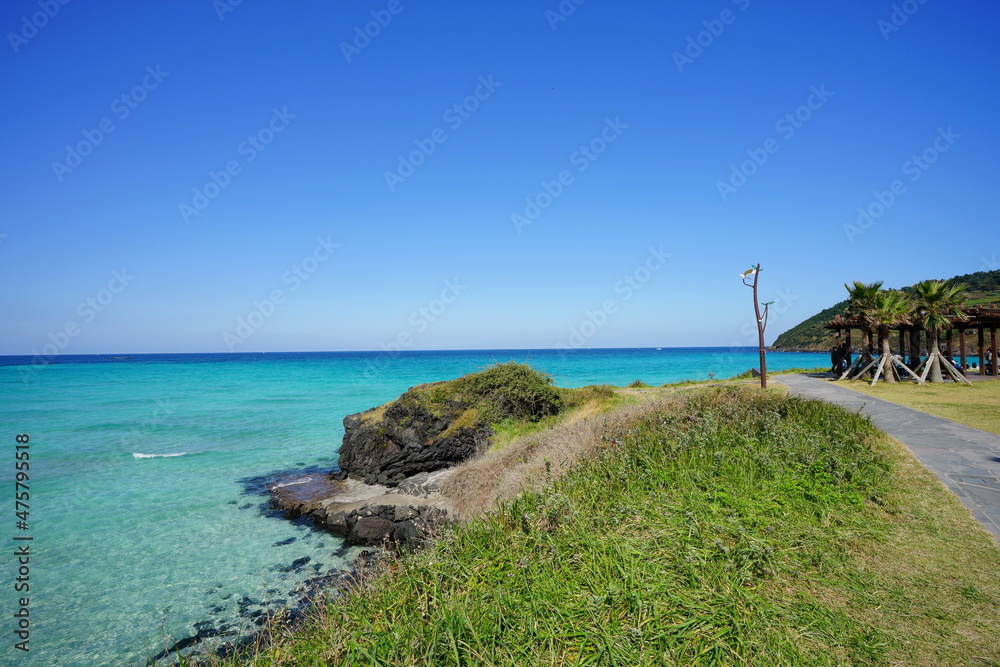 a fascinating seascape with clear bluish water a fascinating seascape with clear bluish water