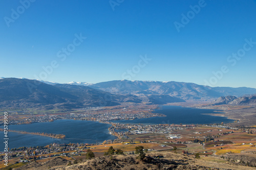 View of Osoyoos, British Columbia, Canada from Anarchist Mountain © Lynda