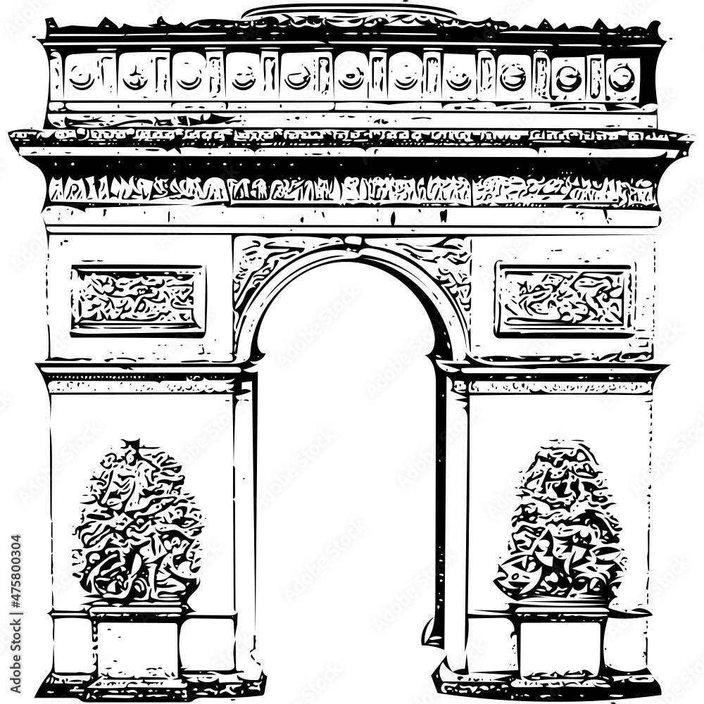 Fototapeta premium arch of triumph Vector