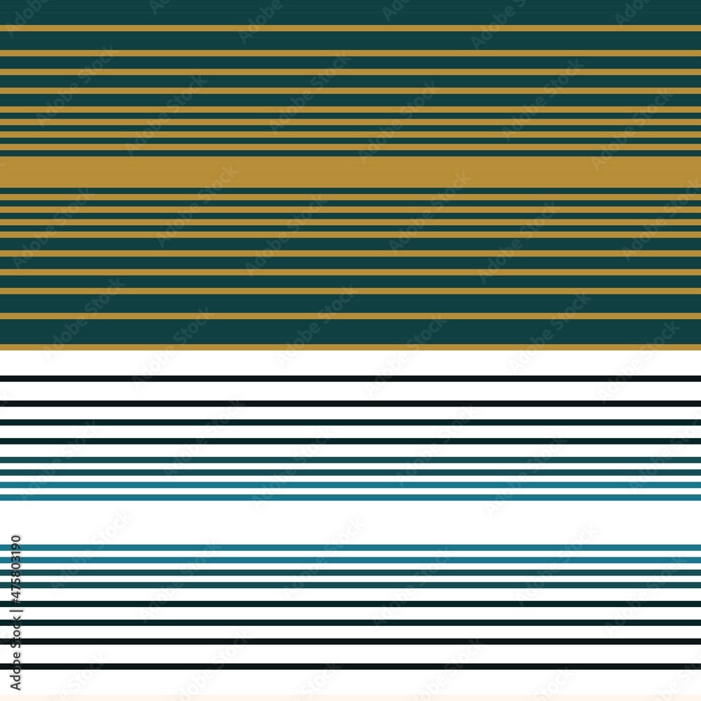 Obraz premium Green Double Striped seamless pattern design