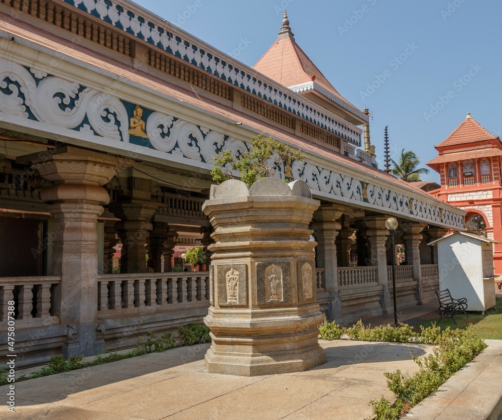 Indian temple architecture in Goa