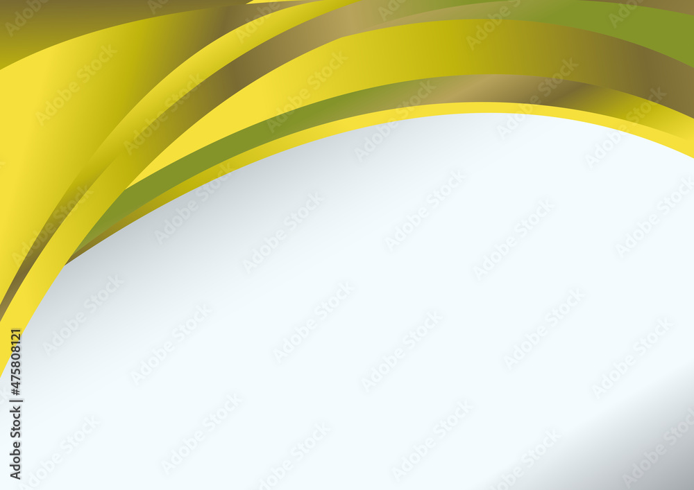 Green and Gold Business Card Background Template Illustrator Stock ...