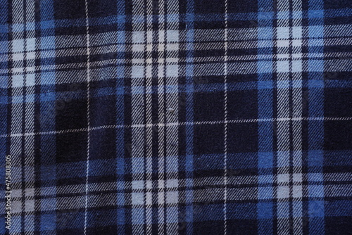 blue plaid