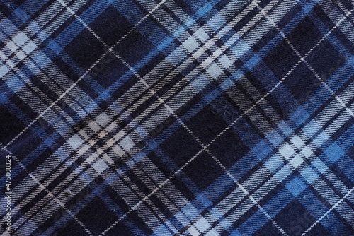blue plaid
