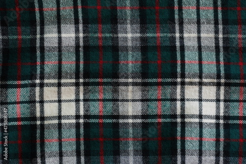 white red and green plaid