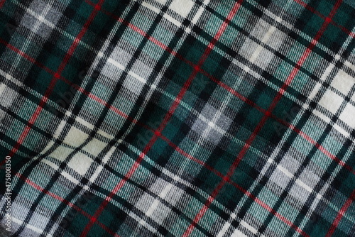 white red and green plaid