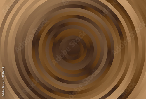 Brown Gradient Concentric Circles Background