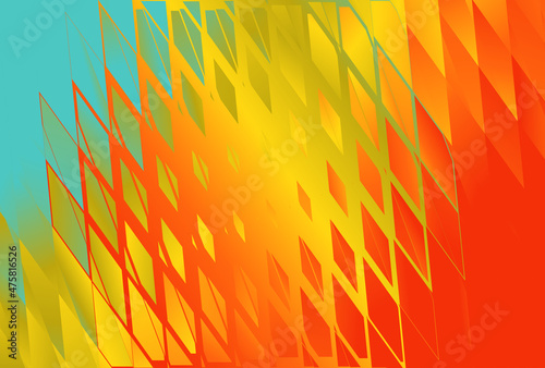 Red Yellow and Blue Background Illustrator