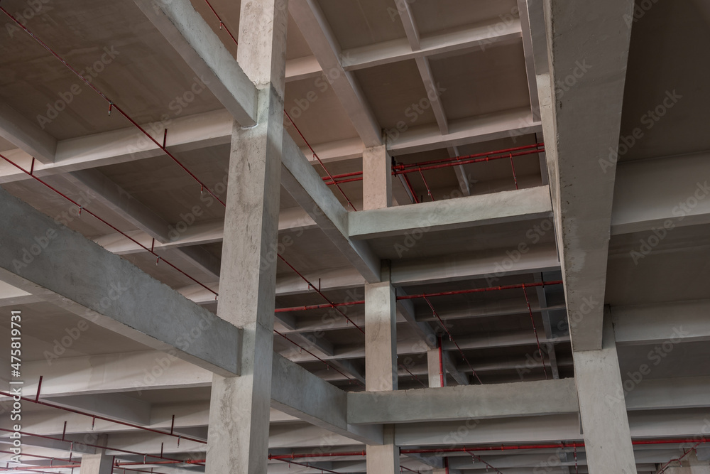 Indoor large concrete column structure Indoor large concrete column structure