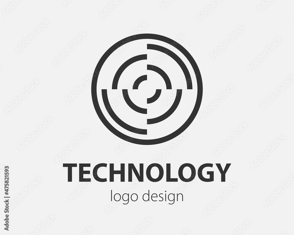 Abstract logo design.Vector logo template.