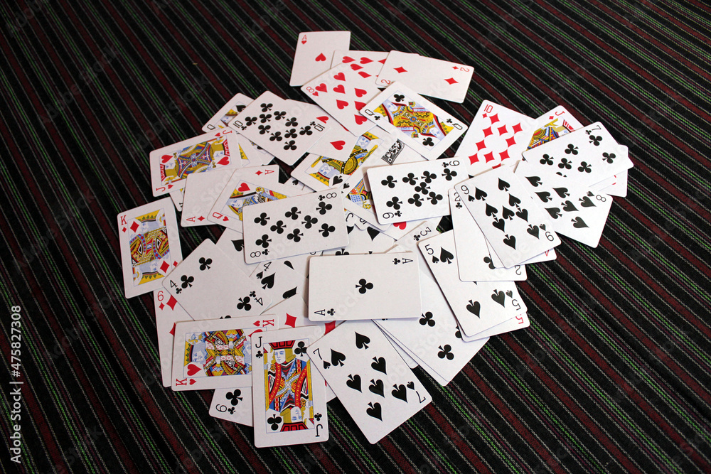 plastic playing card plastic playing card