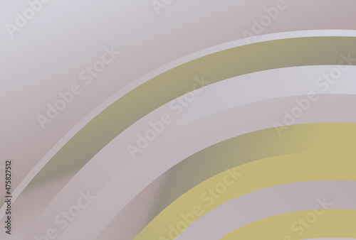 Yellow Brown and Grey Gradient Quarter Concentric Circles Background