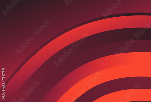 Pink and Red Gradient Quarter Concentric Circles Background Image