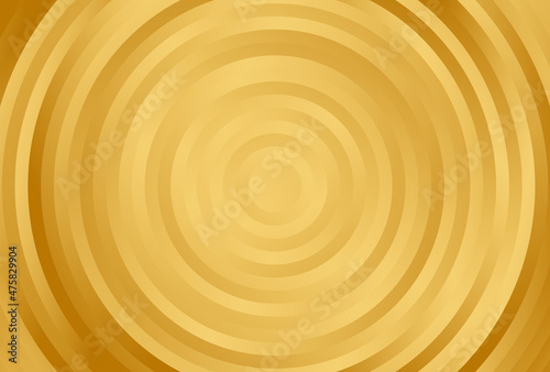 Orange Gradient Concentric Circles Background Vector