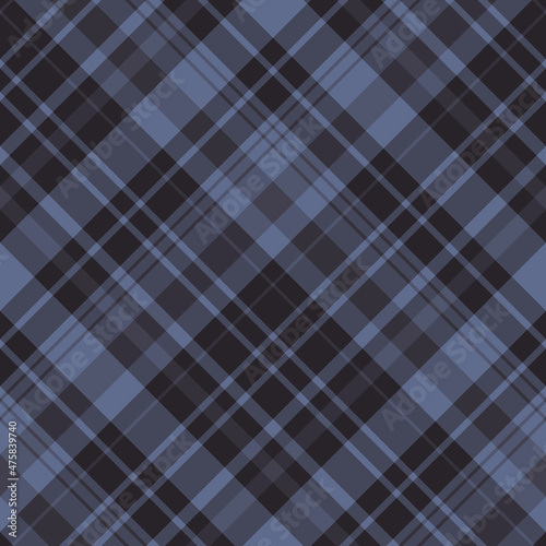 Seamless pattern in awesome dark colors for plaid, fabric, textile, clothes, tablecloth and other things. Vector image. 2