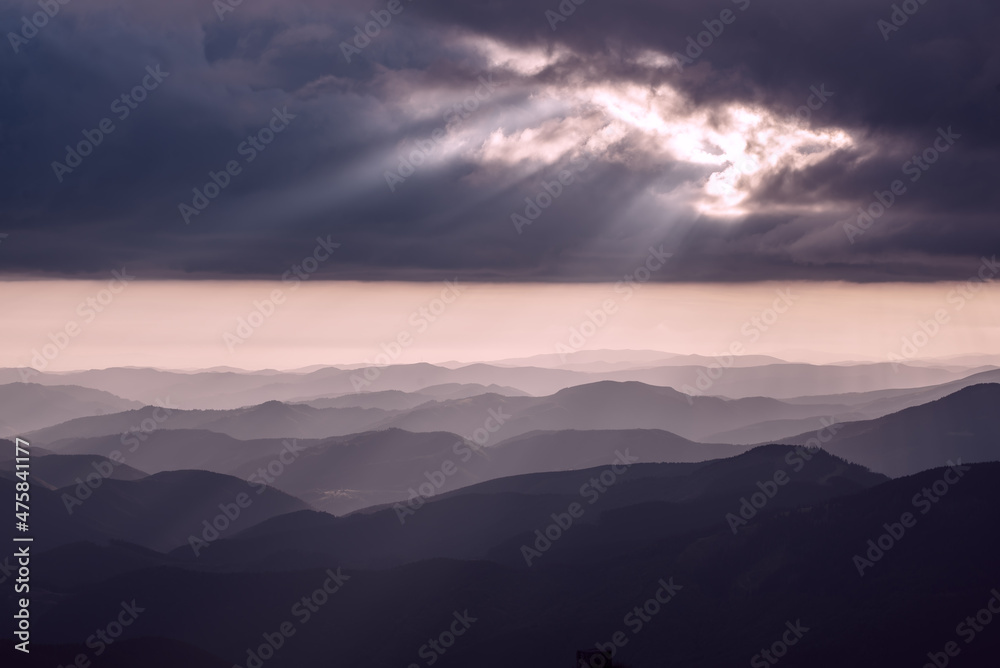 Obraz premium Abstract mountain background