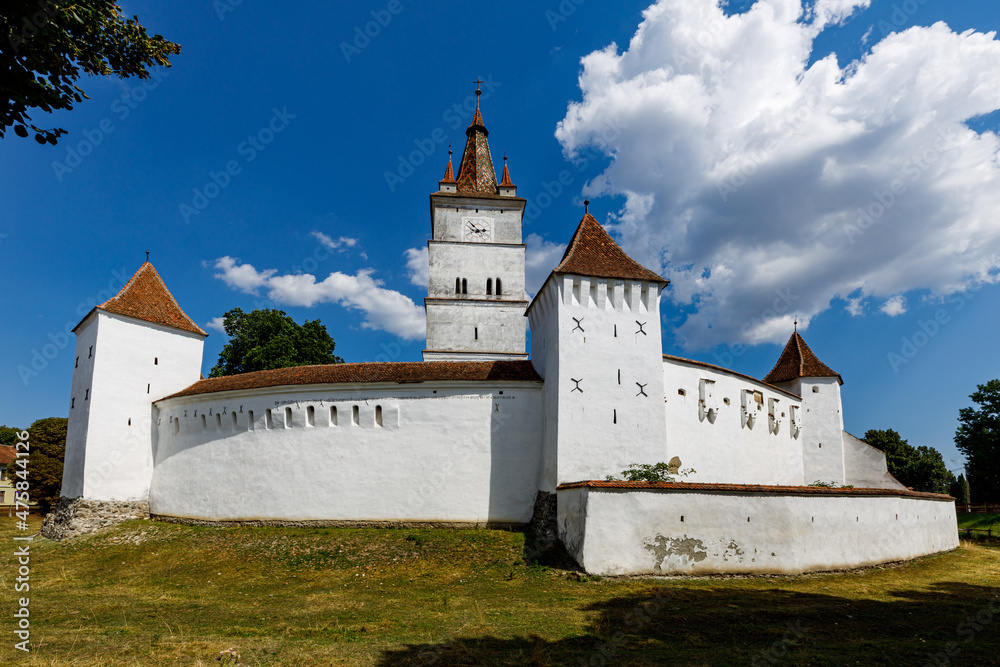 The castle church of harman in Romania