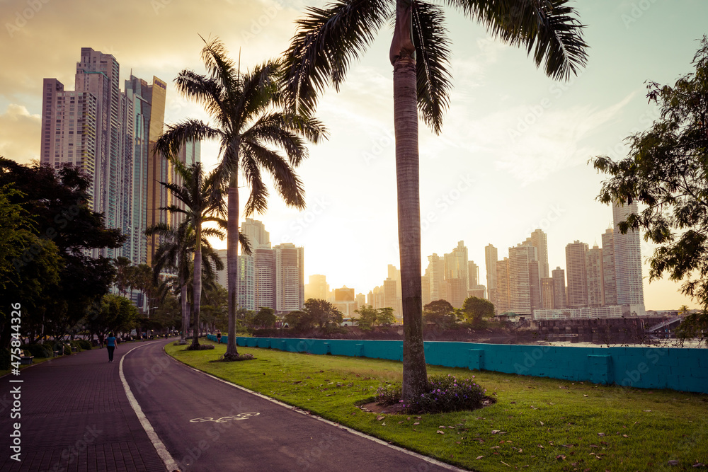 Obraz premium Modern skyline of Panama City, Panama. 
