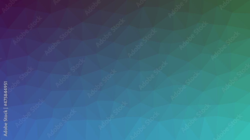 Background abstract 8K polygon pastel blue green light blue dark blue template