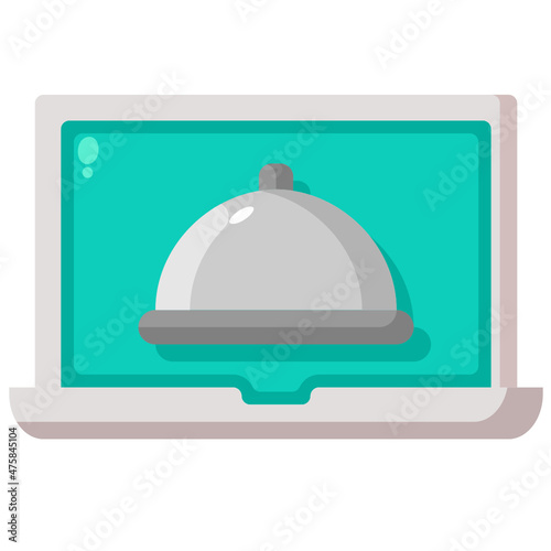 food delivery flat icon
