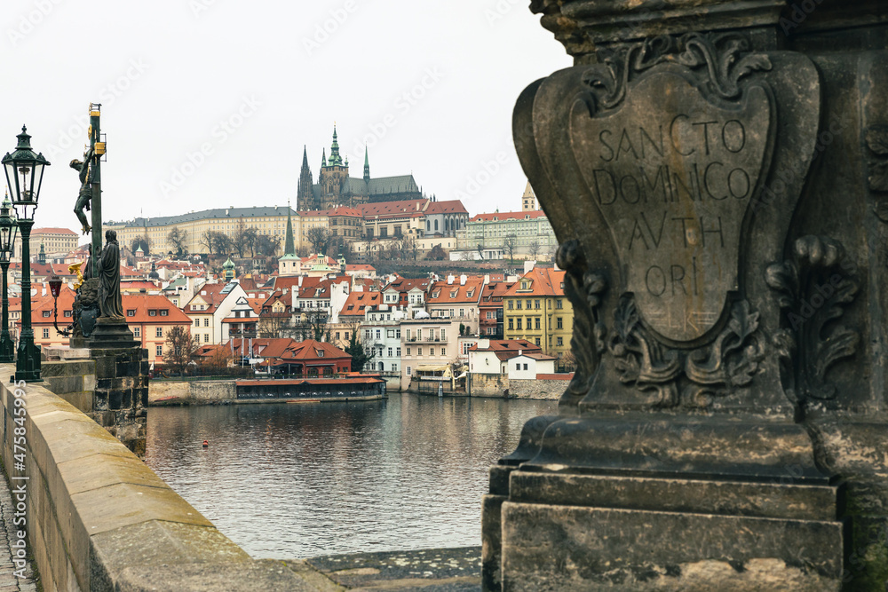 Fototapeta premium Old Town in Prague, Czech Republic. Prague Popular Tourist Destinations.