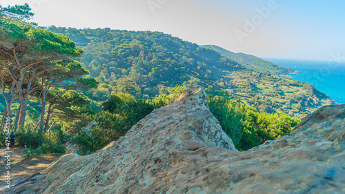 view from the top of the mountain