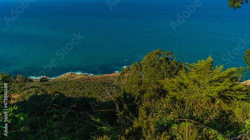 view of the sea from the sea