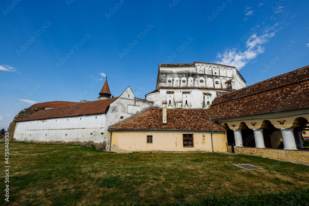 The castle church of Prejmer in Romania