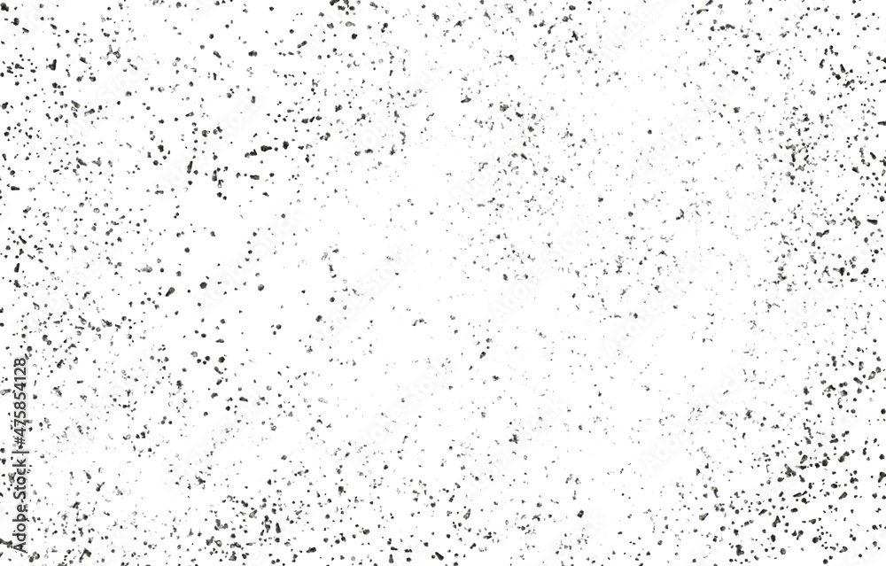 Grunge black and white texture.Overlay illustration over any design to create grungy vintage effect and depth. For posters, banners, retro and urban designs.