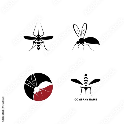 mosquito logo vector template