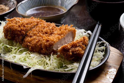 Pork Tonkatsu, a popular Japanese dish