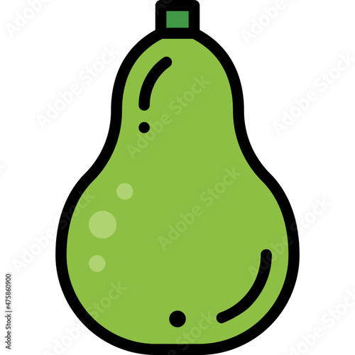 calabash filled outline icon