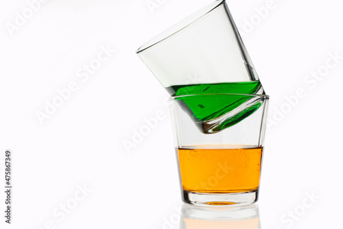 glass of alcohol