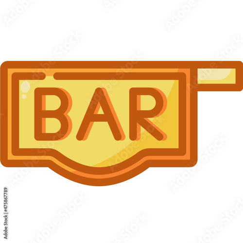 bar Two Tone icon